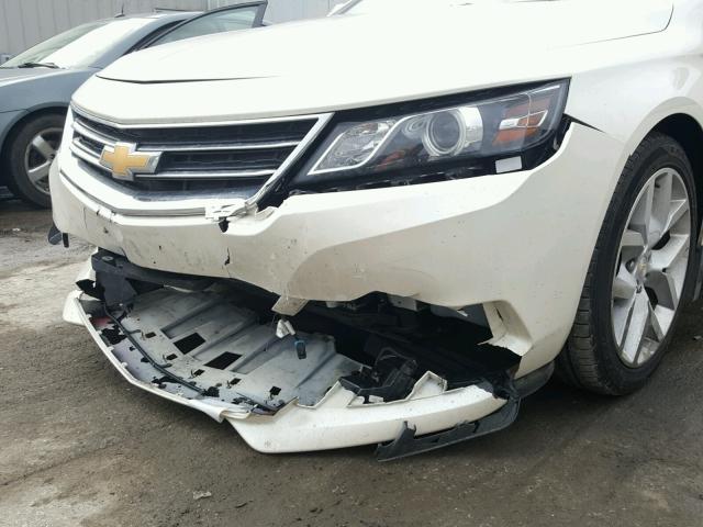 1G1145SL1EU113607 - 2014 CHEVROLET IMPALA LTZ WHITE photo 9