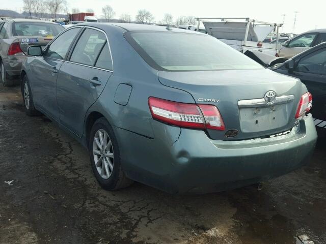 4T1BF3EK9AU507858 - 2010 TOYOTA CAMRY BASE GREEN photo 3