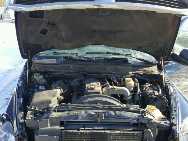 1D7KS28C46J154913 - 2006 DODGE RAM 2500 S BLUE photo 7