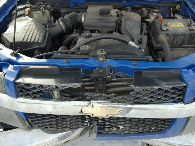 1GCDT14EX78122266 - 2007 CHEVROLET COLORADO BLUE photo 7