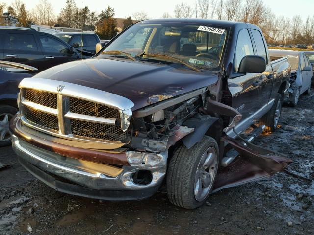 1D7HU18N95J619149 - 2005 DODGE RAM 1500 S PURPLE photo 2