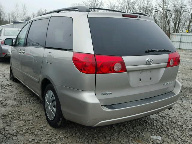 5TDZA23C26S455458 - 2006 TOYOTA SIENNA CE SILVER photo 3