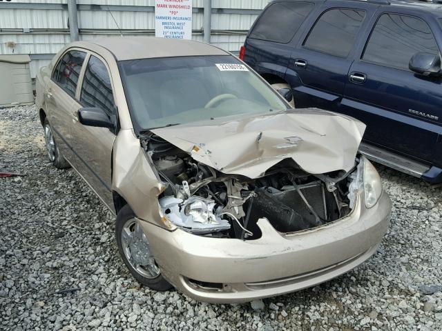 1NXBR32E85Z543701 - 2005 TOYOTA COROLLA CE BEIGE photo 1