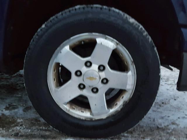 1GCESCDE7A8127547 - 2010 CHEVROLET COLORADO L BLUE photo 9