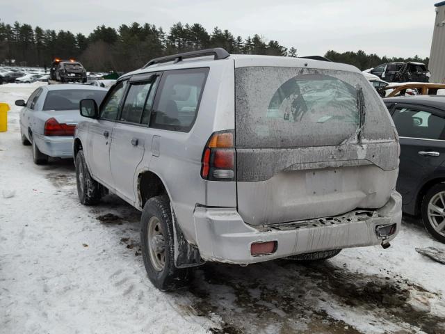 JA4MT21H83J001575 - 2003 MITSUBISHI MONTERO SP GRAY photo 3