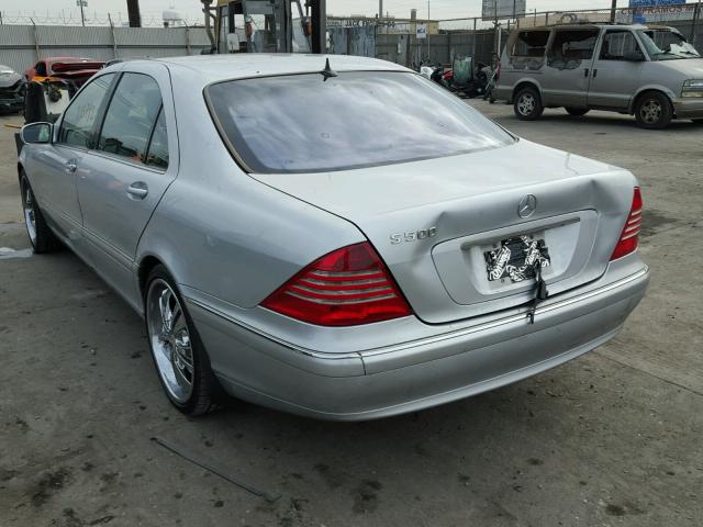 WDBNG70J1YA009197 - 2000 MERCEDES-BENZ S 430 SILVER photo 3