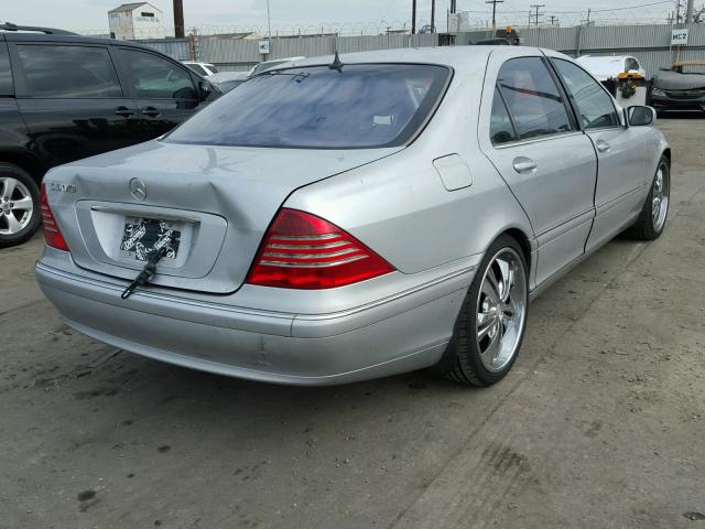 WDBNG70J1YA009197 - 2000 MERCEDES-BENZ S 430 SILVER photo 4