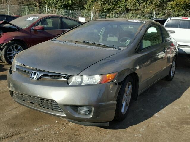 2HGFG11808H513788 - 2008 HONDA CIVIC EX GRAY photo 2