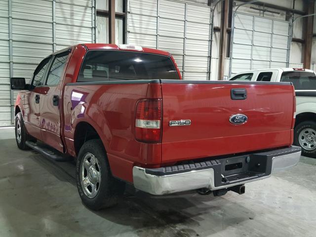 1FTRW12W08FA46112 - 2008 FORD F150 SUPER RED photo 3