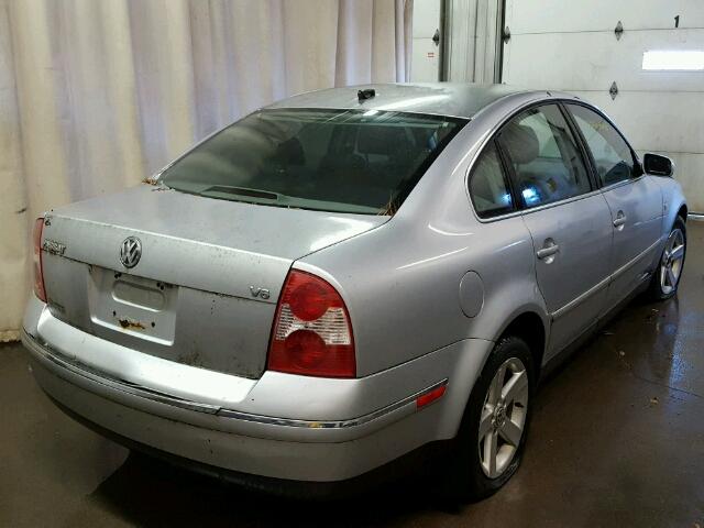 WVWRH63B54P098763 - 2004 VOLKSWAGEN PASSAT GLX SILVER photo 4