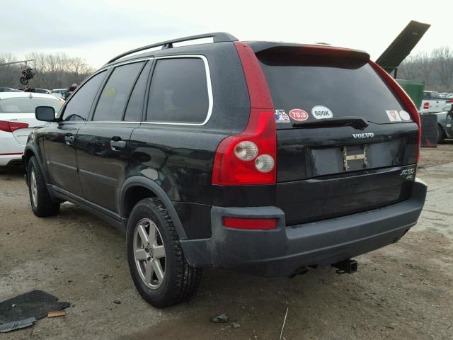 YV1CM59H541046411 - 2004 VOLVO XC90 BLACK photo 3