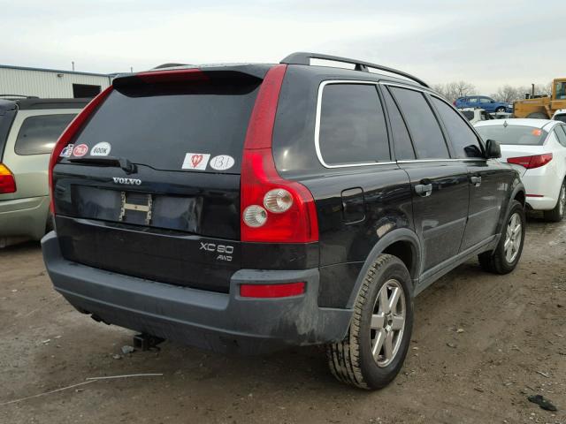 YV1CM59H541046411 - 2004 VOLVO XC90 BLACK photo 4