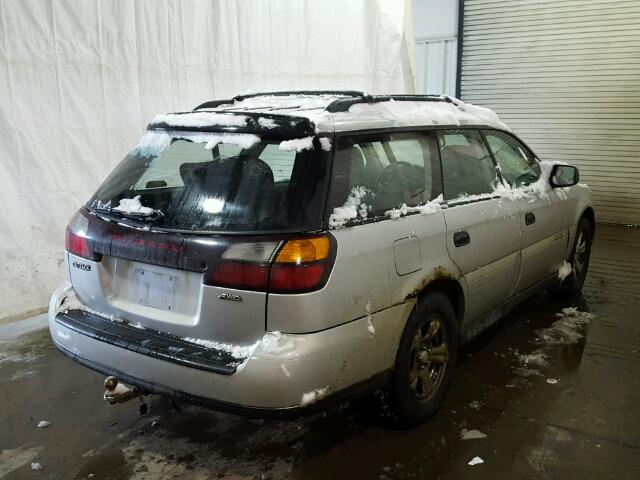 4S3BH675447623155 - 2004 SUBARU LEGACY OUT SILVER photo 4