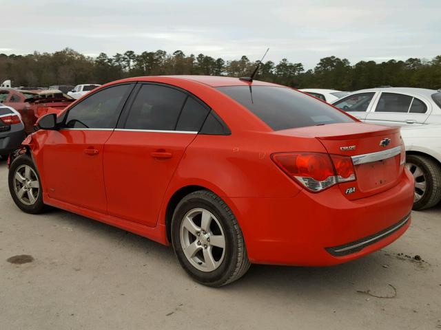 1G1PC5SB2E7234228 - 2014 CHEVROLET CRUZE LT RED photo 3