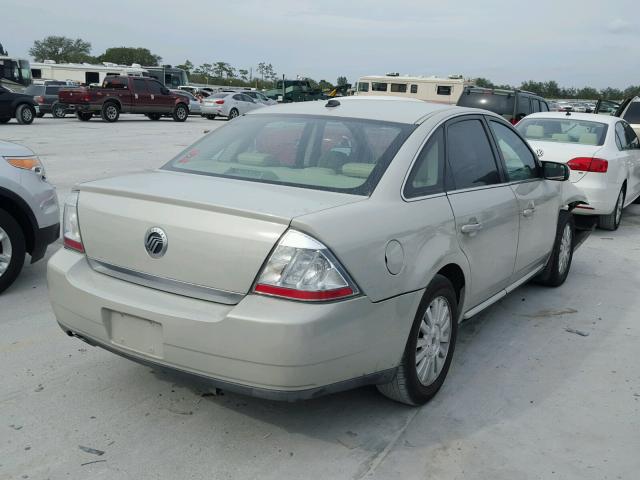 1MEHM40WX8G610587 - 2008 MERCURY SABLE LUXU GOLD photo 4