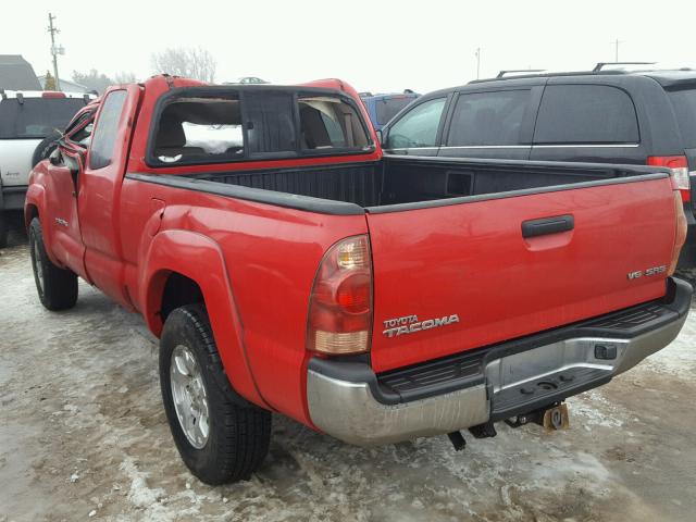 5TEUU42N66Z213565 - 2006 TOYOTA TACOMA ACC RED photo 3