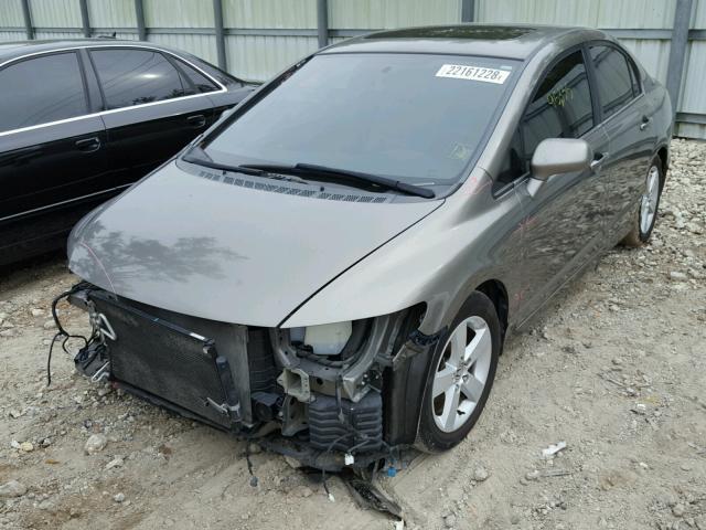 1HGFA16867L041074 - 2007 HONDA CIVIC EX GRAY photo 2