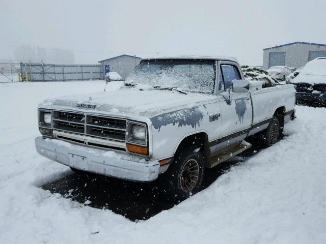 1B7HW14Y7JS617764 - 1988 DODGE W-SERIES W SILVER photo 2