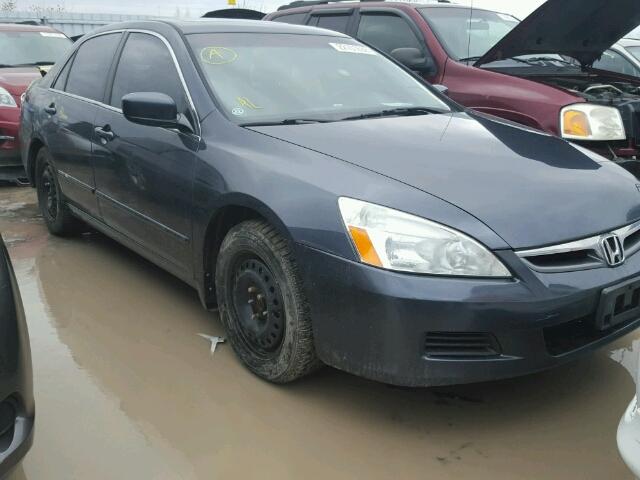 1HGCM56797A810168 - 2007 HONDA ACCORD EX GRAY photo 1