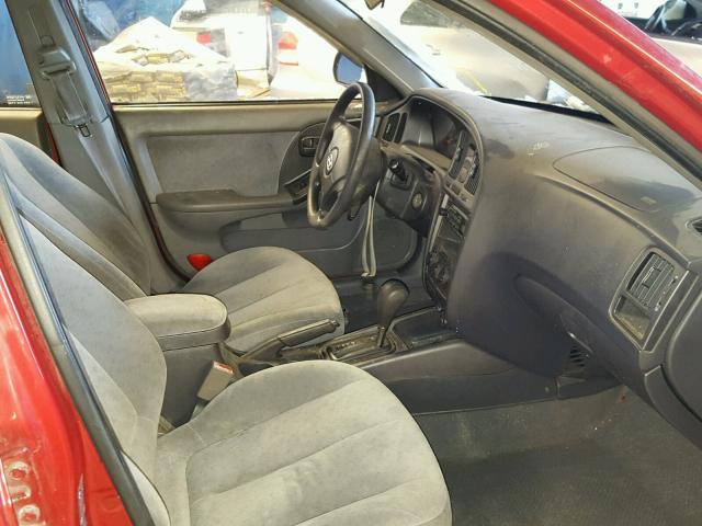 KMHDN46D26U249918 - 2006 HYUNDAI ELANTRA GL MAROON photo 5