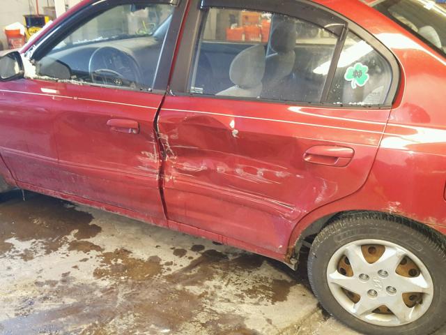 KMHDN46D26U249918 - 2006 HYUNDAI ELANTRA GL MAROON photo 9