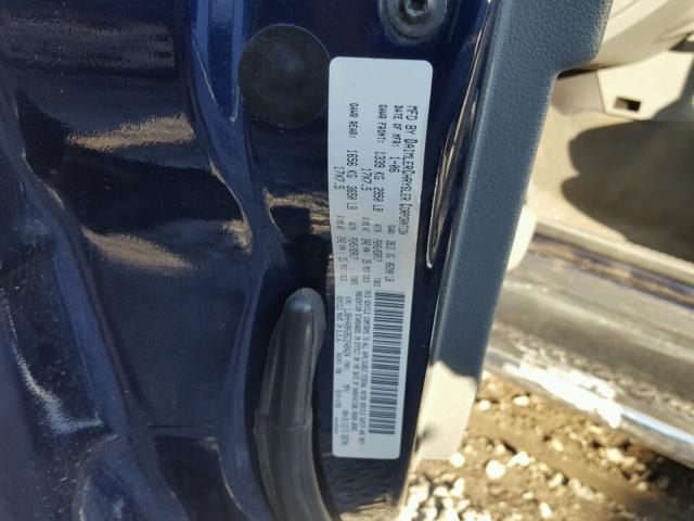 1J8HH48N36C248424 - 2006 JEEP COMMANDER ლურჯი ფოტო 10