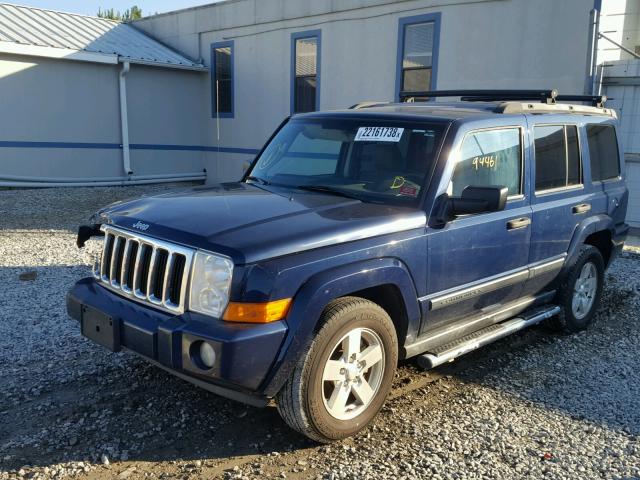 1J8HH48N36C248424 - 2006 JEEP COMMANDER ლურჯი ფოტო 2