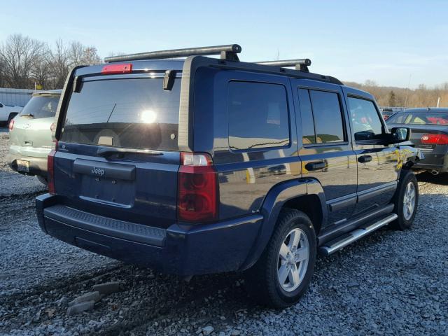 1J8HH48N36C248424 - 2006 JEEP COMMANDER ლურჯი ფოტო 4