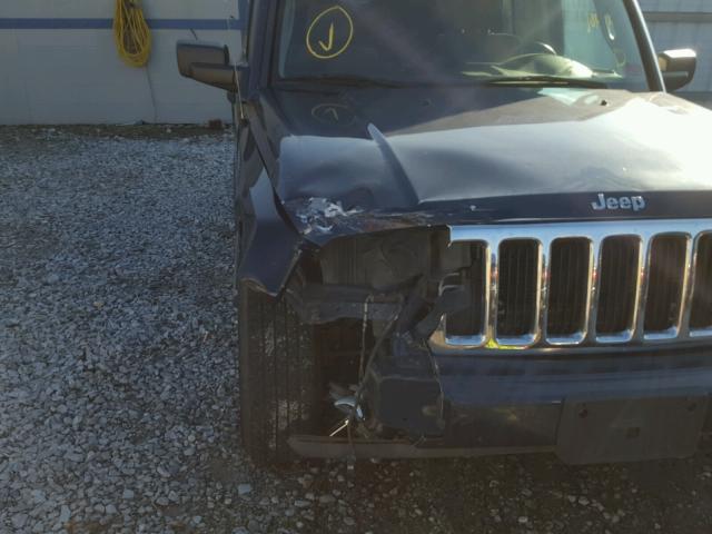 1J8HH48N36C248424 - 2006 JEEP COMMANDER ლურჯი ფოტო 9