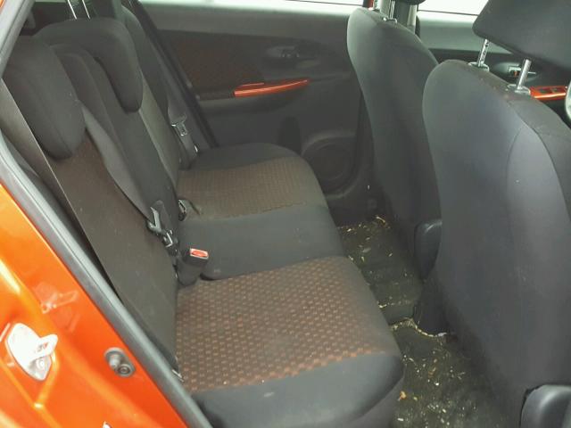 JTKKU10458J029305 - 2008 TOYOTA SCION XD ORANGE photo 6