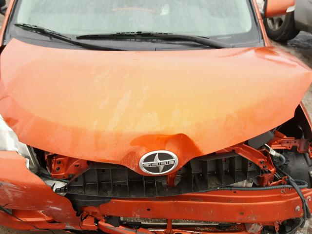 JTKKU10458J029305 - 2008 TOYOTA SCION XD ORANGE photo 7