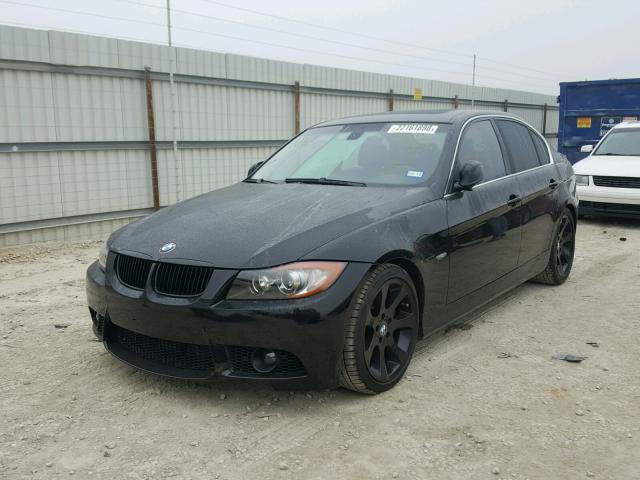 WBAVB735X8P102356 - 2008 BMW 335 I BLACK photo 2