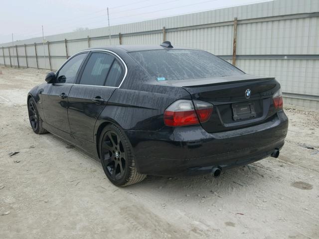 WBAVB735X8P102356 - 2008 BMW 335 I BLACK photo 3