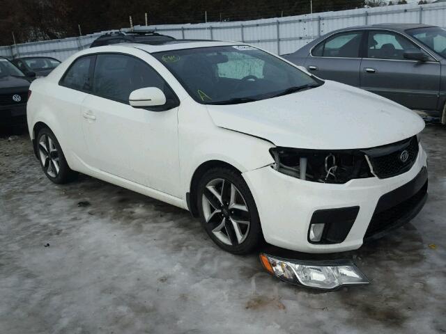 KNAFW6A39D5745730 - 2013 KIA FORTE SX WHITE photo 1