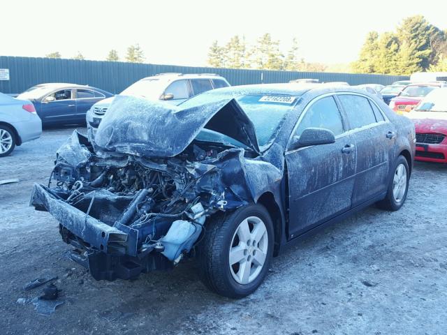 1G1ZG57B684223115 - 2008 CHEVROLET MALIBU LS BLUE photo 2