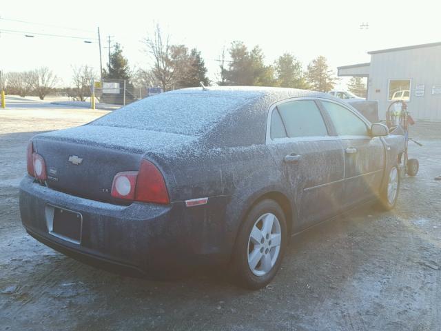 1G1ZG57B684223115 - 2008 CHEVROLET MALIBU LS BLUE photo 4