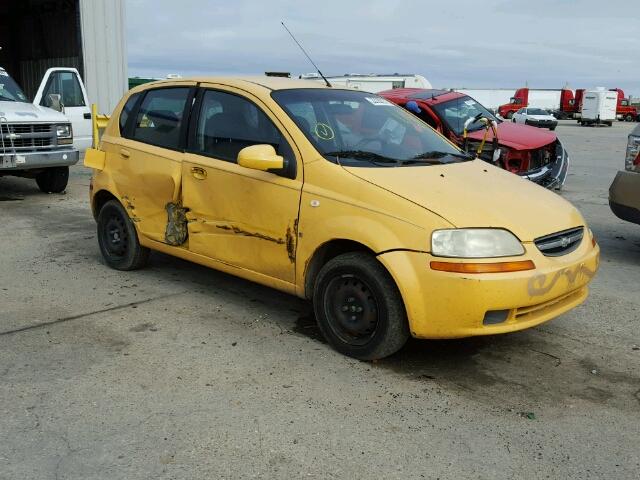 KL1TD66687B771764 - 2007 CHEVROLET AVEO BASE Сары фото 1