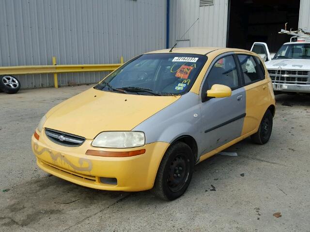 KL1TD66687B771764 - 2007 CHEVROLET AVEO BASE Сары фото 2