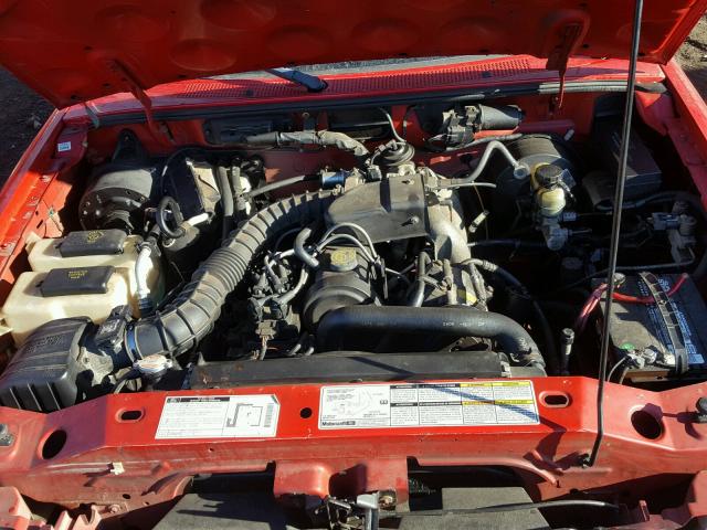 1FTYR10C2XTA24592 - 1999 FORD RANGER RED photo 7