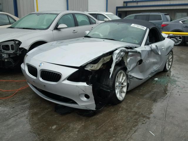 4USBT33483LR62494 - 2003 BMW Z4 2.5 SILVER photo 2