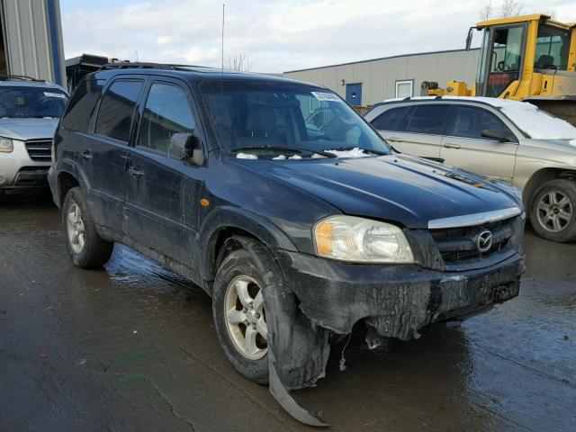 4F2CZ96125KM13671 - 2005 MAZDA TRIBUTE S BLACK photo 1