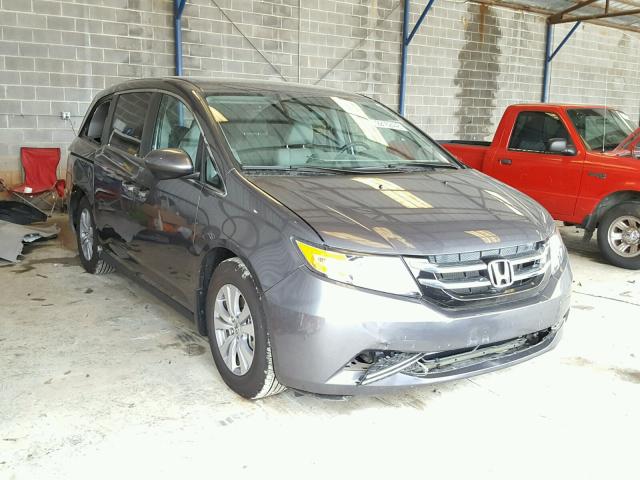 5FNRL5H45HB021670 - 2017 HONDA ODYSSEY EX GRAY photo 1