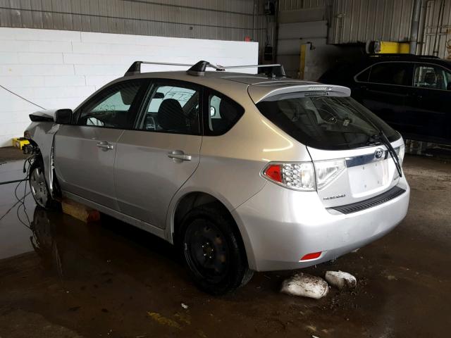 JF1GH61679G812046 - 2009 SUBARU IMPREZA 2. SILVER photo 3