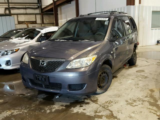 JM3LW28A960562029 - 2006 MAZDA MPV WAGON GRAY photo 2