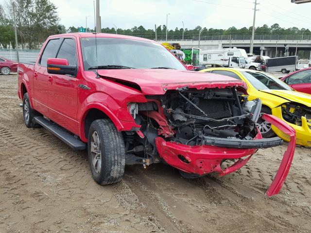 1FTFW1CF6CFB23804 - 2012 FORD F150 SUPER RED photo 1