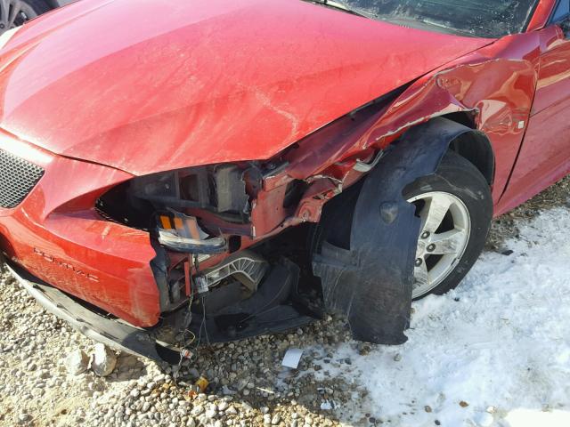 2G2WP552981125046 - 2008 PONTIAC GRAND PRIX RED photo 9