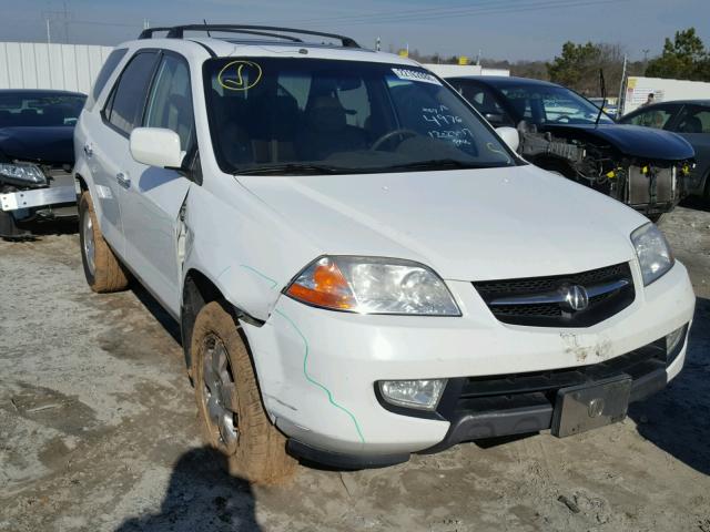 2HNYD18243H535409 - 2003 ACURA MDX WHITE photo 9