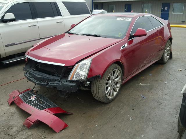 1G6DK1EDXB0163578 - 2011 CADILLAC CTS PERFOR BURGUNDY photo 2