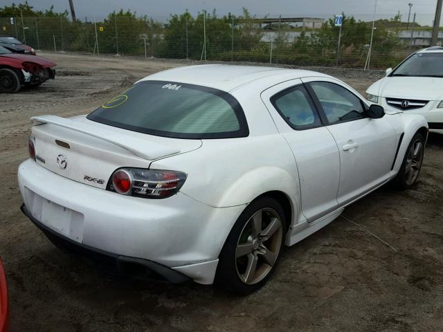 JM1FE17N450157105 - 2005 MAZDA RX8 WHITE photo 4