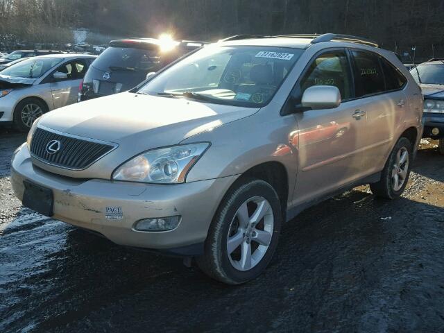 2T2HK31U57C044622 - 2007 LEXUS RX 350 GOLD photo 2